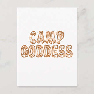 Postal Diosa del campamento