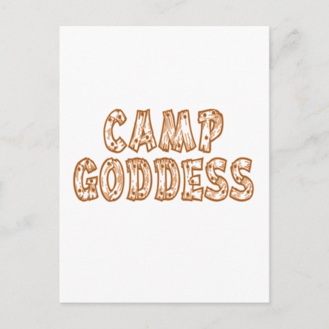 Postal Diosa del campamento (Anverso)