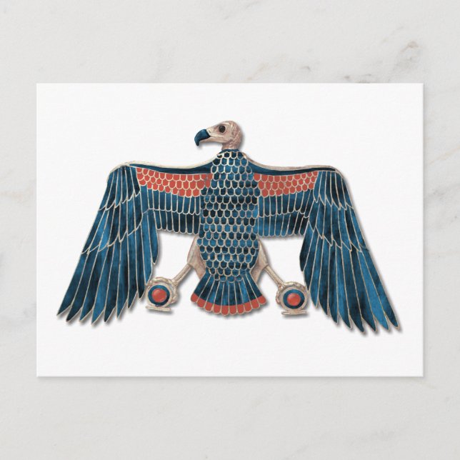 Postal Diosa egipcia Nekhbet Pectoral (Anverso)
