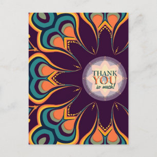 Postal Diosa Flor Gracias Postcard