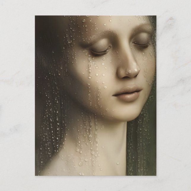 Postal Diosa fuera del agua (Anverso)