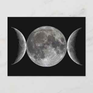 Postal Diosa Triple Luna
