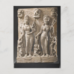 Postal Diosas budistas Tara y Chunda