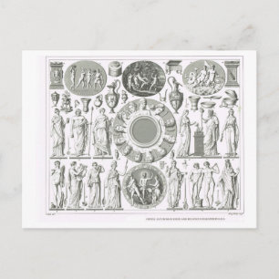 Postal Dioses griegos y romanos