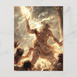 Postal Dioses y Monstruos - Zeus