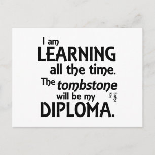 Postal Diploma de lápida