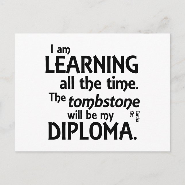 Postal Diploma de lápida (Anverso)