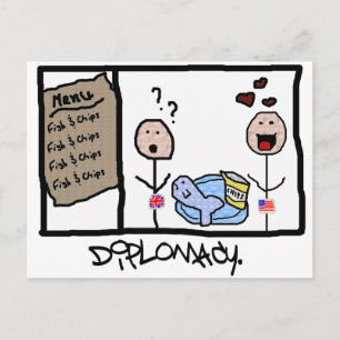 Postal Diplomacia: Peces y patatas