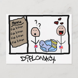 Postal Diplomacia: Peces y patatas