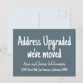 Postal Dirección mínima de personalizado mejorada Nos hem