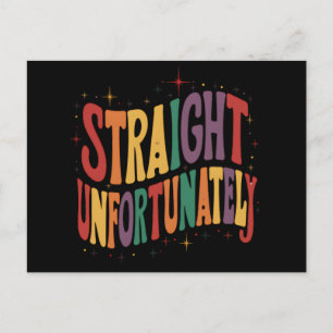 Postal Directamente Desafortunadamente Groovy LGBTQ Orgul