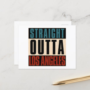 Postal Directamente fuera de Los Angeles California CA EE