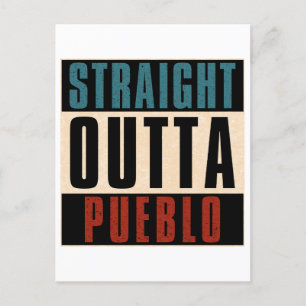 Postal Directamente fuera de Pueblo Colorado CO