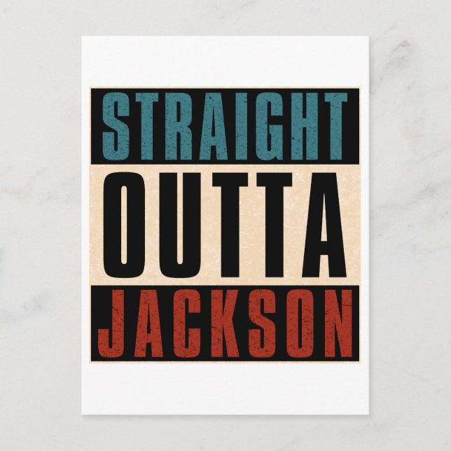 Postal Directamente Outta Jackson Mississippi MS (Anverso)