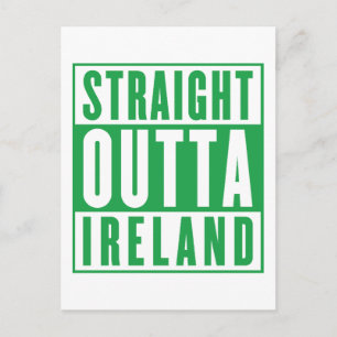 Postal Directo desde Irlanda Día de San Patricio Irlandés