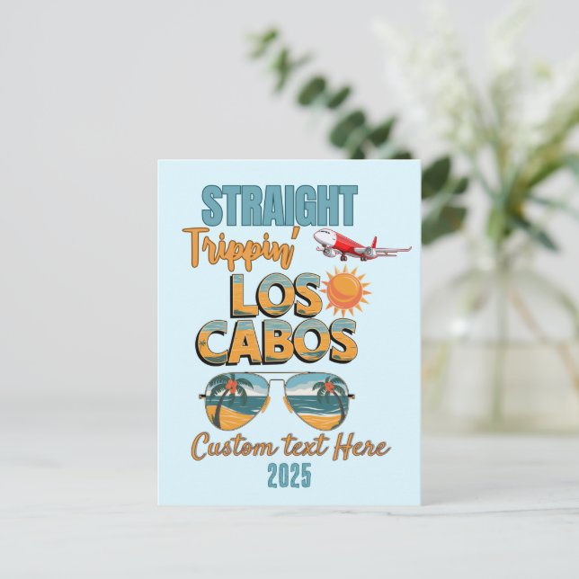 Postal Directo Trippin' Los Cabos 2025 Fun Vacation (Anverso de pie)