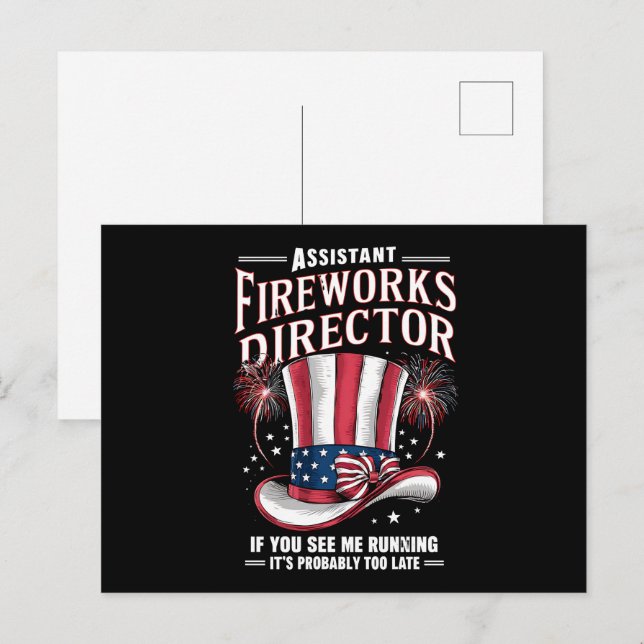 Postal Director Adjunto de Fuegos Artificiales EE. UU. 4  (Anverso / Reverso)