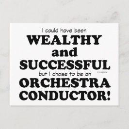 Postal Director de orquesta rico y exitoso