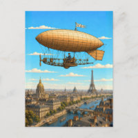 Dirigible de Santos-Dumont sobre París
