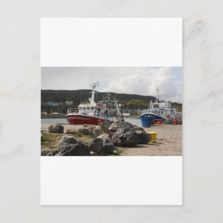 Postal Dirigiendo hacia fuera al mar, Howth, Irlanda