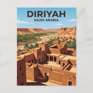 Postal Diriyah Arabia Saudita