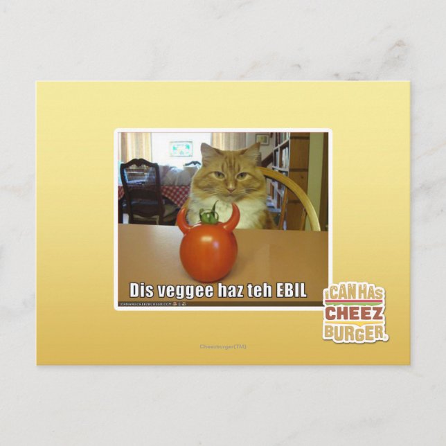 Postal Dis veggee haz el EBIL (Anverso)
