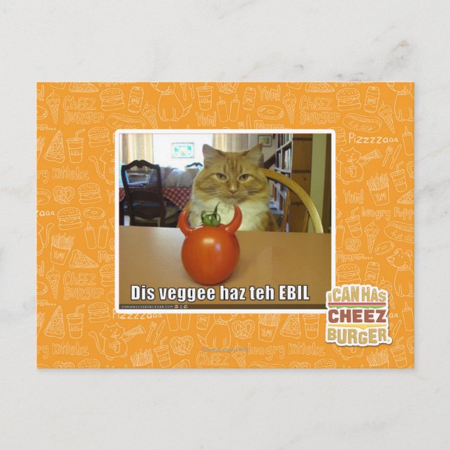 Postal Dis veggee haz el EBIL (Anverso)