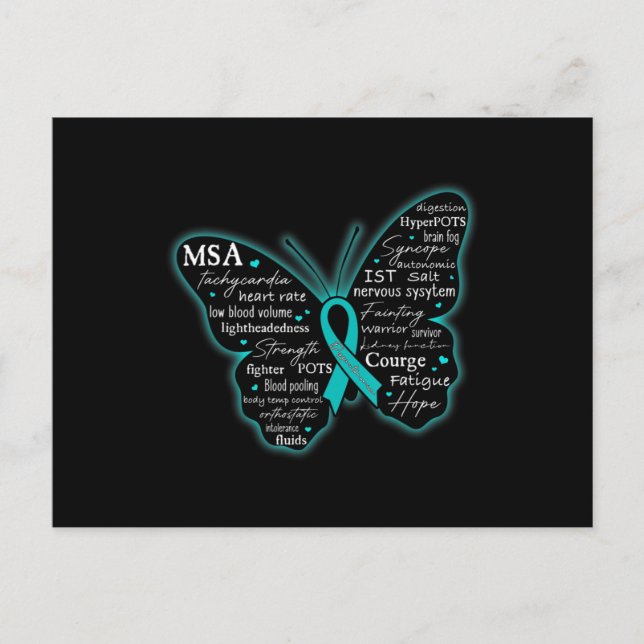 Postal Disautonomía PUNTOS DE CONCIENCIA HyperPOTS Mes de (Anverso)