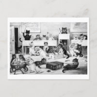 Disciplina del aula de gatos, Louis Wain
