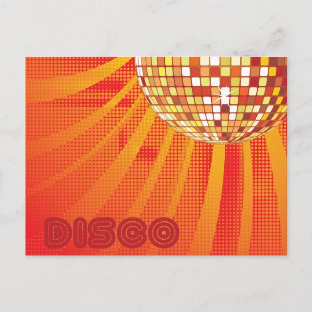 Postal Disco ~ 1980s Disco Ball (Anverso)