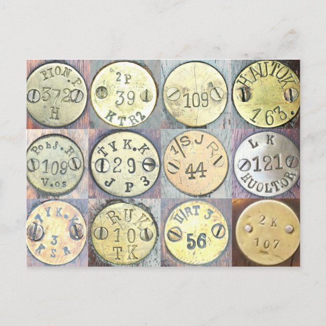 Postal Disco de reserva de Nagant Mosin finlandés (Anverso)