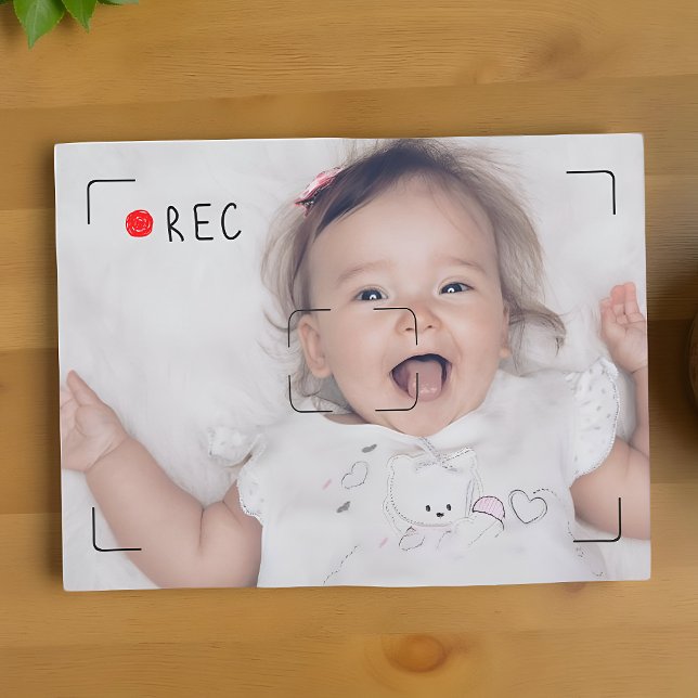 Postal Disco Divertido Punto Rojo Foto Personalizada (Subido por el creador)