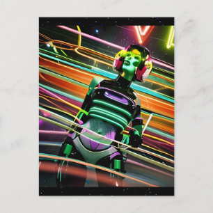 Postal Disco Espacial Zombi