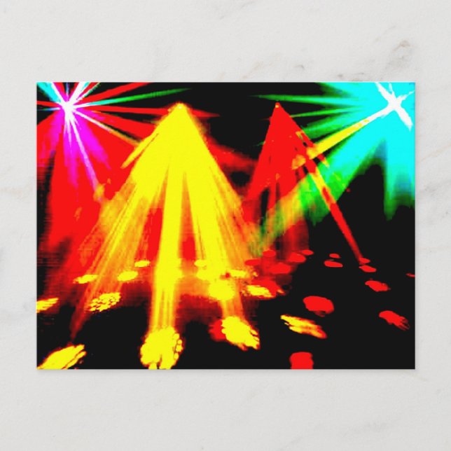 Postal disco_light - foto central (Anverso)