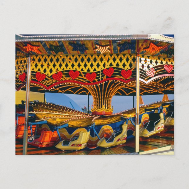 Postal Disco Star Ride, Seaside Heights NJ Vintage (Anverso)