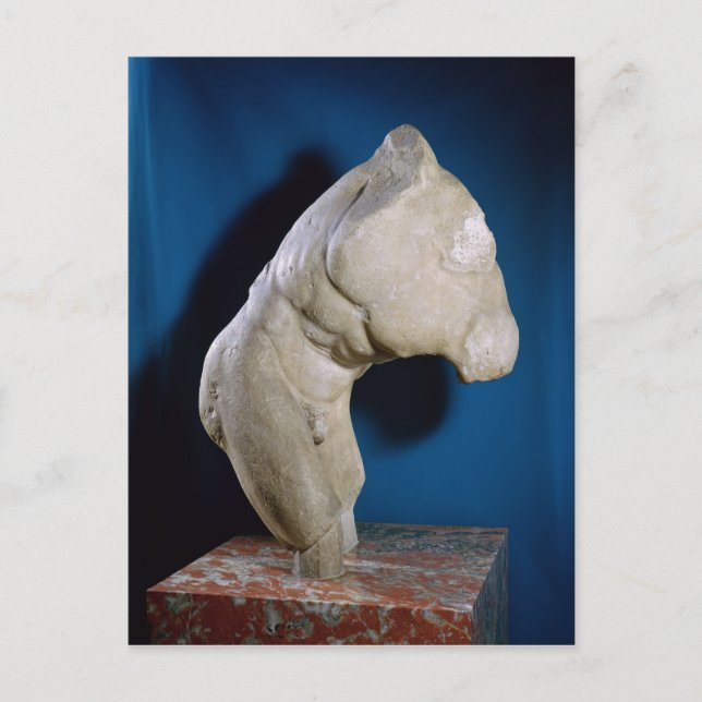 Postal Discobolus, copia romana (Anverso)