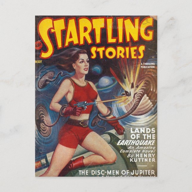 Postal Discos de peligro (Anverso)