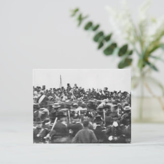 Postal Discurso de Gettysburg de Abe Lincoln: Fin de la G