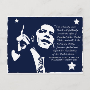 Postal Discurso inaugural de Obama