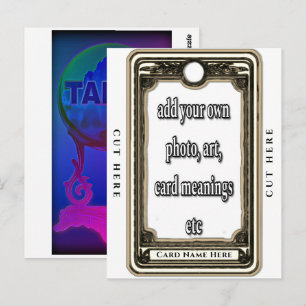 Postal Diseña Tu Propia Carta de Tarot