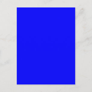 Postal Diseñador personalizado de color azul