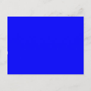 Postal Diseñador personalizado de color azul