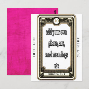 Postal Diseñar La Carta De Tarot Del Juicio