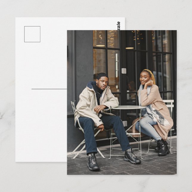 Postal Diseñar su propia foto única (Anverso / Reverso)