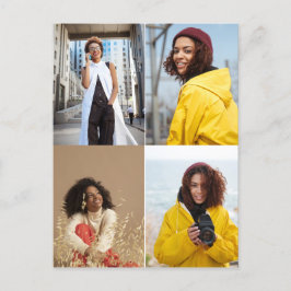 Postal Diseñar su propio Collage de fotos 4