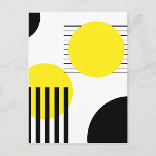 Postal diseño abstracto