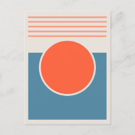 Postal Diseño abstracto de Sunshine