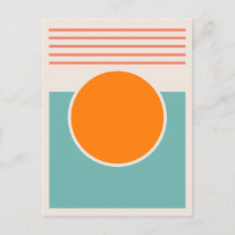 Postal Diseño abstracto de Sunshine