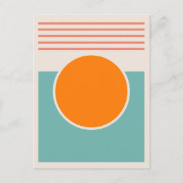 Postal Diseño abstracto de Sunshine
