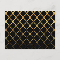 Diseño abstracto negro, dorado, fresco, moderno, r